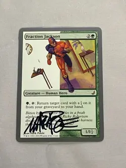 MTG Fraction Jackson Artist Proof Bird Sketch and Signature Signed Poole - Image 1