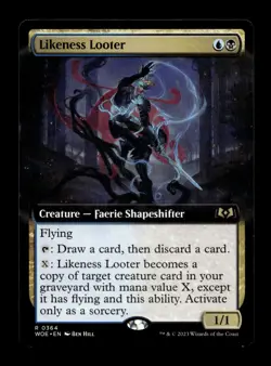 Likeness Looter (Extended Art) 364 R Wilds of Eldraine - Image 1