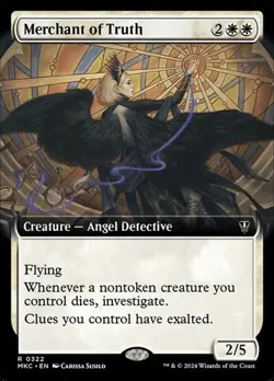 Merchant of Truth - Extended Art MKC NM MTG - Image 1