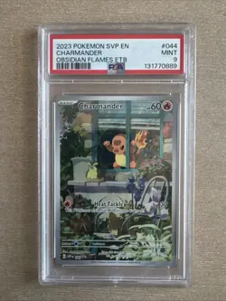 Pokemon TCG Charmander Obsidian Flames Promo #044 PSA 9 - Image 1