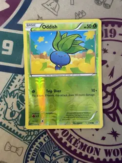 Oddish Common Reverse Holo XY - Ancient Origins 1/98 Pokemon TCG - Image 3