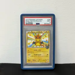 2014 Pokemon Japanese Mega Tokyo’s Pikachu 098/XY-0 Promo Poncho PSA 9 - Image 1