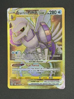 Pokemon Astral Radiance - Origin Forme Palkia VSTAR Gold Secret Rare 208/189 - Image 1