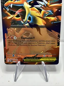 Mega Charizard Y ex MEP 030 - MEP 029 Black Star Promos Pokemon - Image 4