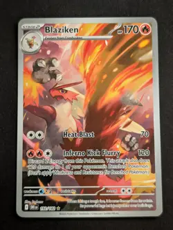 Blaziken 192/182 Destined Rivals DRI Illustration Rare Pokemon TCG LP - Image 1
