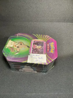 Pokemon TCG: Mighty Mysterious Tin Mimikyu New Factory Sealed 2021 3x Boosters - Image 3