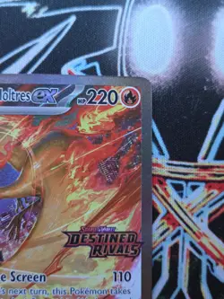Pokemon TCG Team Rocket’s Moltres Ex 229/182 SIR Stamped Promo (Destined Rivals) - Image 4