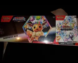 Pokemon Sam's Club Prismatic Evolutions Surprise Box + Booster Bundle - Image 1