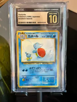 POP - 2! 1999 Pokemon - Wartortle | SOUTHERN ISLANDS #008 - CGC Pristine 10 - Image 1