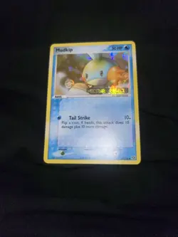 Mudkip 56/106 Emerald Reverse Holo & 37/106 Emerald Pokemon both stamped & nm - Image 1