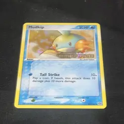 Mudkip 56/106 Emerald Reverse Holo & 37/106 Emerald Pokemon both stamped & nm - Image 3