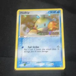 Mudkip 56/106 Emerald Reverse Holo & 37/106 Emerald Pokemon both stamped & nm - Image 4