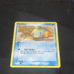 Mudkip 56/106 Emerald Reverse Holo & 37/106 Emerald Pokemon both stamped & nm - Image 5