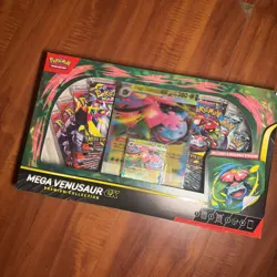 Pokemon TCG Mega Venusaur Ex Premium Collection Brand New Factory Sealed - Image 1
