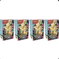 4 x Pokemon TCG: Mega Evolution-Ascended Heroes Booster Bundle (6 Packs) PRESALE - Image 1