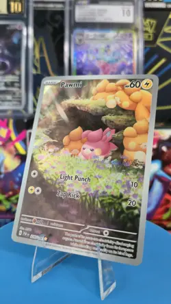 Pawmi Pokemon Paldean Fates 226/091 Full Art Illustration Rare NM - Image 1