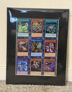 BPRO 1st Edition Super Rare Uncut Sheet 3 - Yugioh Konami 3x3 - Image 1