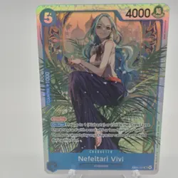 Bandai One Piece Nefeltari Vivi EB03-024 Heroines Super Rare Holo 4000 Power - Image 1