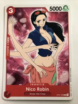 One Piece Starter Deck 1: Straw Hat Crew Nico Robin ST01-008 NM - Image 1