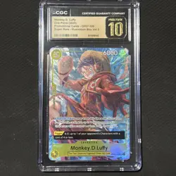 Monkey.D.Luffy Illustration Box Vol.3 OP07-109 One Piece Promo CGC 10 Pristine - Image 1