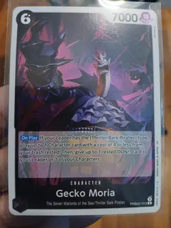 Gecko Moria PRB02-013 Premium Booster -The Best- Vol. 2 Foil Rare One Piece TCG - Image 1