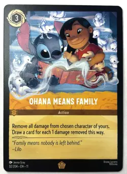 Disney Lorcana, Ohana Means Family 32/204, Regular - Image 1