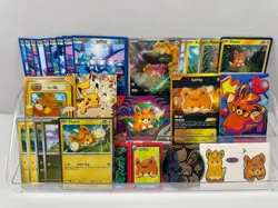 Pokemon Lot of Cards and Stickers All Pawmi #921 Pawmi Only Pokemon Lot of 28 - Image 2