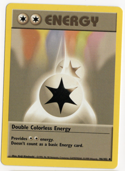Double Colorless Energy 96/102 Base Set Pokemon Card - Image 1