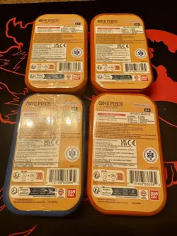 One Piece Card TCG Vol 2 Mini Tin - Set of 4 - (TS-O2, OP-13) Brand New / Sealed - Image 2