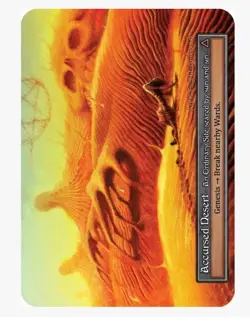 Sorcery: Contested Realm Accursed Desert Ordinary Foil NM (GT) - Image 1