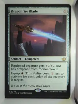 Dragonfire Blade - R240 - MTG - Tarkir: Dragonstorm (TDM) - Image 1