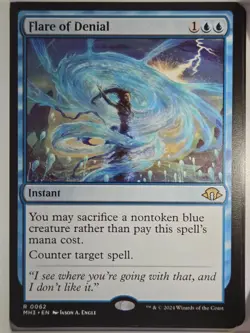 Flare of Denial - R62 - MTG - Modern Horizons 3 (MH3) - Image 1