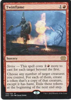 MTG: Double Masters 2022: Twinflame: Lightly Played Condition - Image 1