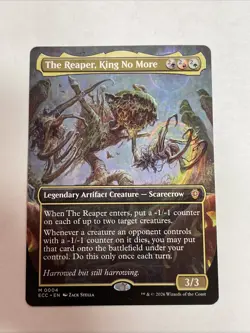 The Reaper, King No More (Borderless) Commander: Lorwyn Eclipsed #4 Mythic - Image 1