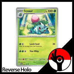 Pokemon TCG: Scarlet & Violet 151 - Reverse Holo - 002/165 - Ivysaur - Image 1