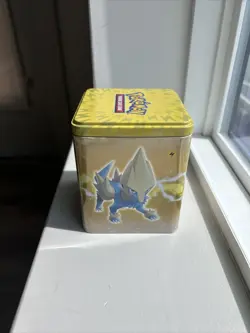 POKEMON TCG LIGHTING STACKING TIN Box New - Image 4