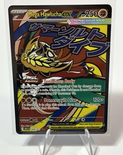 Pokemon TCG Mega Hawlucha Ex 268/217 Ascended Heroes English Mega Attack Rare NM - Image 1