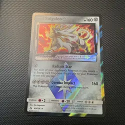 Solgaleo Prism Star 89/156 Ultra Prism 2018 Holo Pokemon - Image 1