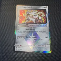 Solgaleo Prism Star 89/156 Ultra Prism 2018 Holo Pokemon - Image 2