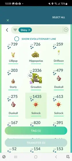 Pokemon Go (Stage 41) Shiny Shadow Groudon ( 50 Shinys ) - Image 4