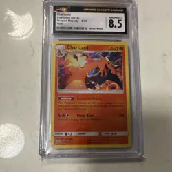 Pokemon Charizard Holo Rare 3/70 Dragon Majesty 2018 English CGC 8.5 TCG - Image 1