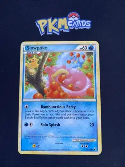 Pokemon TCG Slowpoke Undaunted 66/90 Regular LP. - Image 1