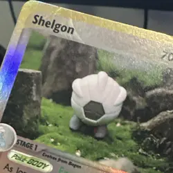 Pokemon Shelgon 41/97 EX Dragon Reverse Holo Uncommon E-reader Card - Image 3