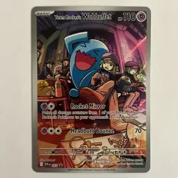 Team Rocket’s Wobbuffet SVP203 Black Star Promo Pokemon Tcg NM Single! - Image 1