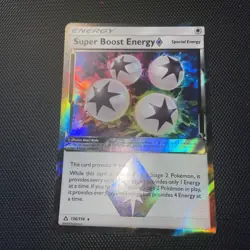 Pokemon Super Boost Energy 136/156 Prism Star Ultra Prism Ultra Rare Holo NM - Image 1