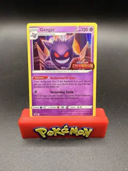 Pokemon Gengar SWSH241 Lost Origin Prerelease Holo Black Star Promo NM - Image 1