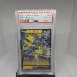 Pokemon SWSH Chilling Reign Zeraora V 053/198 PSA 10 - Image 1