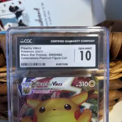 Pokemon Pikachu VMAX SWSH062 Celebrations Holo Promo CGC 10 - Image 3