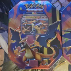 Pokemon TCG Mega Charizard X & Y EX Tins New SET OF 2 Mega Evolution SHIPS TODAY - Image 2