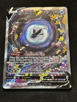 Lumineon V Full Art Holo GG39/GG70 Pokemon SWSH: Crown Zenith Galarian Gallery - Image 1